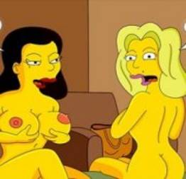 Os Simpsons – Putaria com duas gostosas em Springfield 