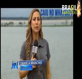 Daniela Branches, repórter da Globo Manaus caiu na net transando com o namorado 