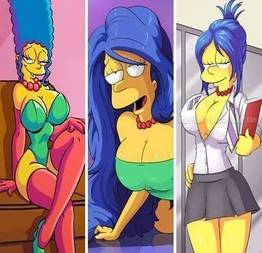 A mamãe sexy marge simpson
