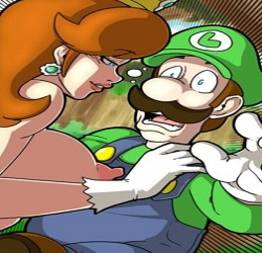 Mario e luigi fodendo a princesa gostosa