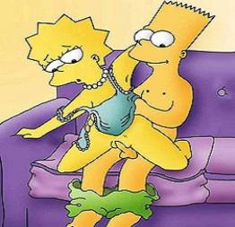 Bart simpson o taradão fodendo a bucetinha da irmã