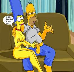 Homer taradão querendo botar atrás