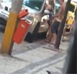 Flagra de sexo na rua durante carnaval carioca | flagras amadores brasileiros