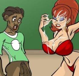 Aula de educação sexual com a professora tarada