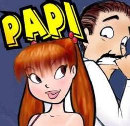 Conteúdo hentai brasil - hqs e animes adultos online: filha senta no colo do pai