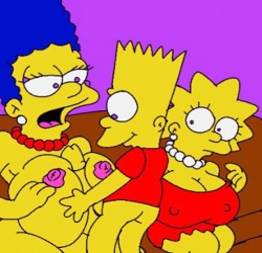 Bart e lisa fodendo com a mãe