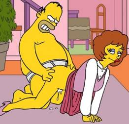 Homer comendo a putinha da vizinha