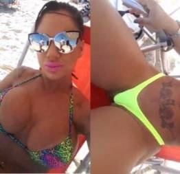 Vanessa soares gostosa do distrito federal df curtindo a praia de copacabana