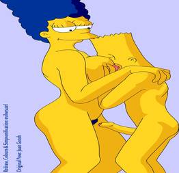 Bart tarado comendo a gostosa da Marge