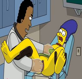 Marge sofrendo com seu Ginecologista