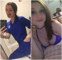 Ana enfermeira gostosa perdeu o iPhone e caiu na net levando gozada