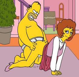 Homer comendo a puta da vizinha