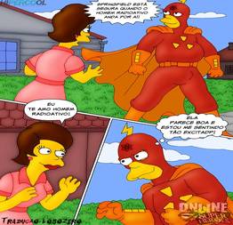 Homer o Herói radioativo fodendo a mulherada