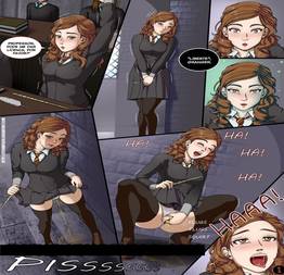 Hermione pornô hq orgia na escola do Harry Potter