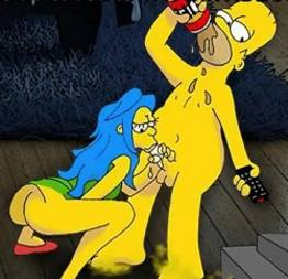 Marge Simpson dando a bunda pro Homer