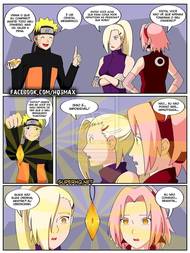 Naruto quadrinhos xxx: Comendo as gostosas da aldeia