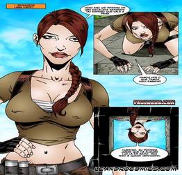 Tomb Raider Hentai Lara Croft em Os Nativos Tarados