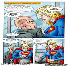 Supergirl dando a bunda pro Lex luthor