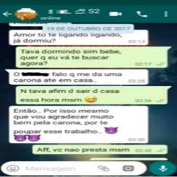 conversa do whatsapp falou com corno que transou com outro