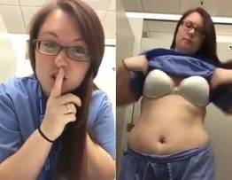 Enfermeira safada fez video amador para o namorado