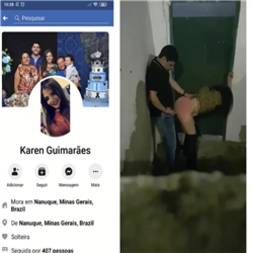 Caiu na net Karen Guimarães de Nanuque - MG