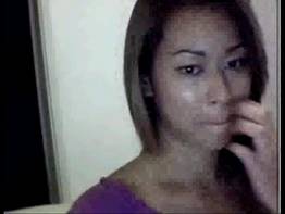 Caiu na webcam morena Vanessa