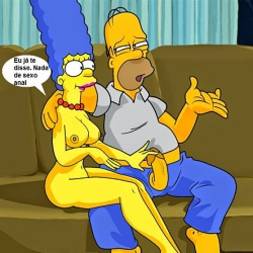 Homer querendo foder o cuzinho da esposa