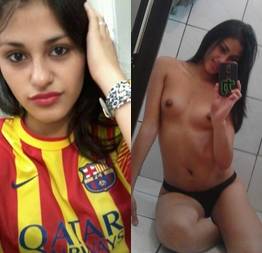 Nudes da torcedora do Barcelona caiu no whats