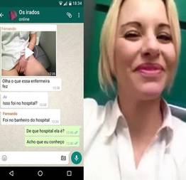 Enfermeira vazou no grupo do hospital se masturbando