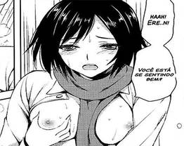 Eren e Mikasa fazendo putaria
