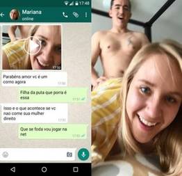 Mariana chifrou o namorado e mandou o vídeo pra ele