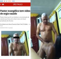 Pastor vazou na net fodendo novinhas no puteiro