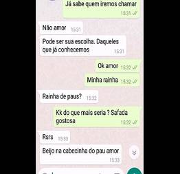 Marido Edu e esposa Aline liberada