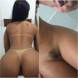 Morena peituda de acabando na sirica na webcam