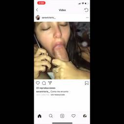 Novinha posta vídeo chupando pau sem querer no instagram