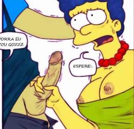 Os Simpsons em a dívida de Homer - Hq Hentai