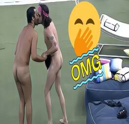 BBB21: Gil e Fiuk Pulam pelados na piscina com direito a selinho e deixa internautas empolgados