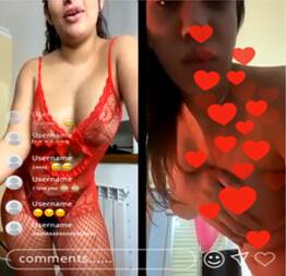 Muita putaria e mulher pelada nas lives do insta comp47