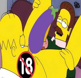 Surpreendente que fizeram os personagens de os Simpsons fodendo versão +18
