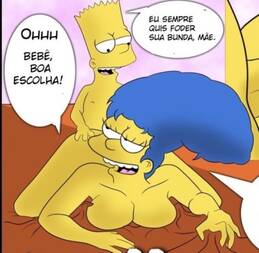Os Simpsons Hentao : Marge subindo pelas paredes e fodendo com o Bart - Taboo seXvideo